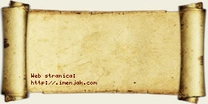 Josif Mandić vizit kartica